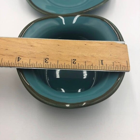 Southern Living at Home RETIRED Set of 2 Blue Tuscan Tidbit Bowl and Saucer Set - Picture 7 of 10